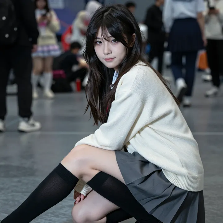 今日份校园风写真主题图片 0813，杰作，最佳画质，极致细节，照片级写实 , 动漫展抓拍风格