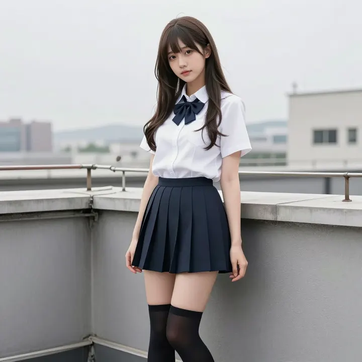 今日份校园感写真主题图片 0833，杰作，最佳画质，极致细节，照片级写实 , 二次元角色写真风格