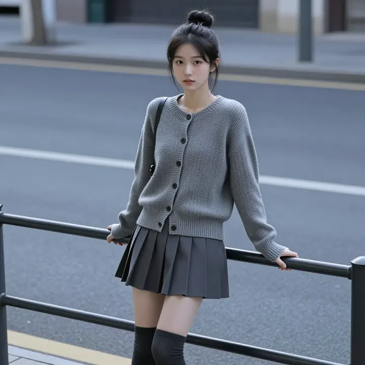 今日份清冷少女感主题图片 0842，杰作，最佳画质，极致细节，照片级写实 , 角色扮演人像摄影风格