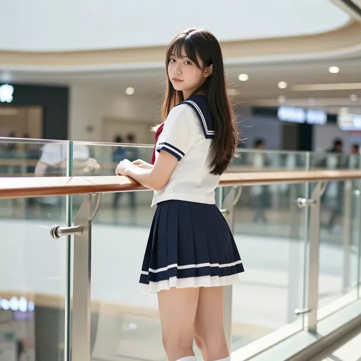 今日份校园写真主题图片 0870，杰作，最佳画质，极致细节，照片级写实 , 展馆自然光写真风格