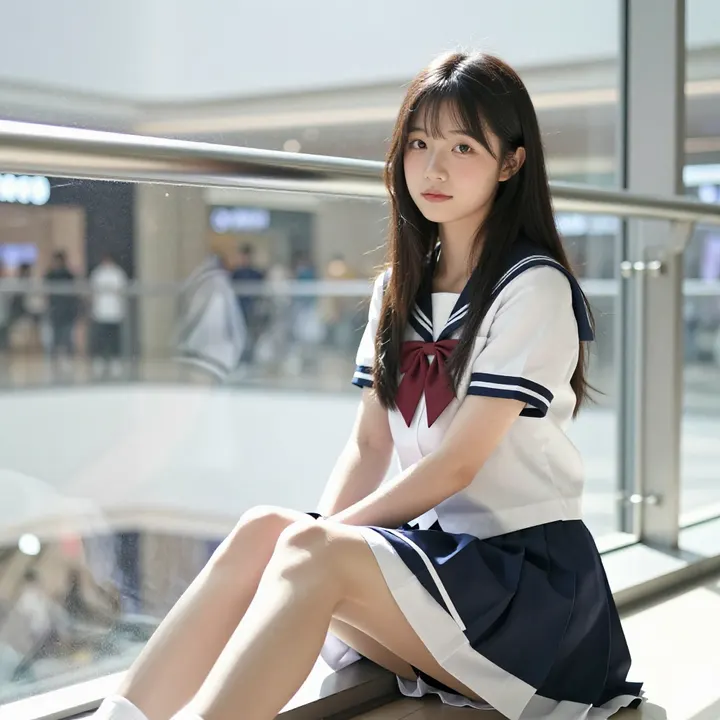 今日份校园写真主题图片 0873，杰作，最佳画质，极致细节，照片级写实 , 展馆自然光写真风格