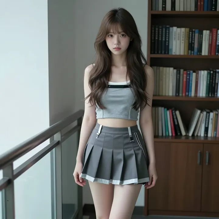 今日份校园少女感主题图片 0901，杰作，最佳画质，极致细节，照片级写实 , 清透漫展人像风格