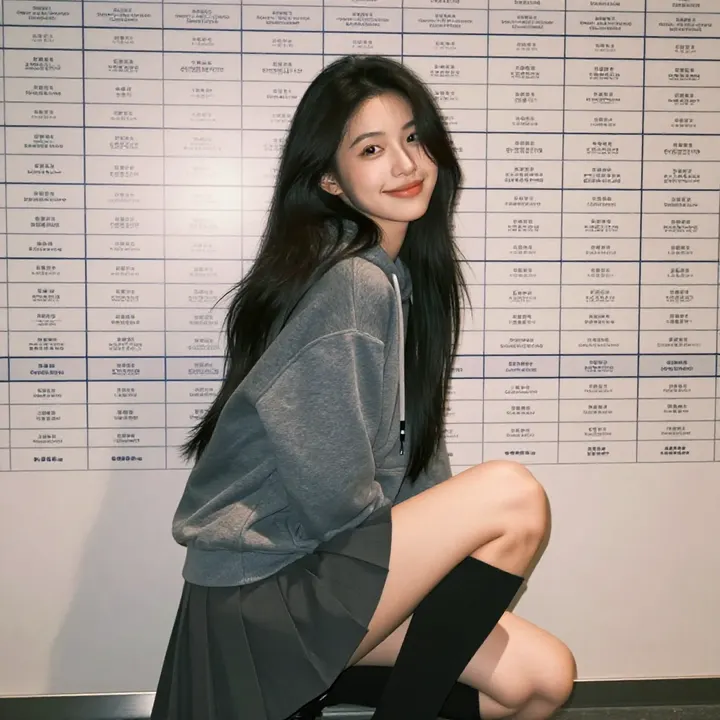 今日份清冷少女感主題圖片 0967，杰作，最佳画质，极致细节，照片级写实 , 轻私房高级感风格