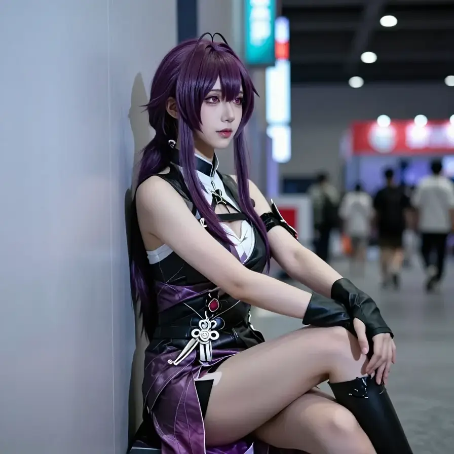 具有强烈角色气质的冷调人像摄影画面。